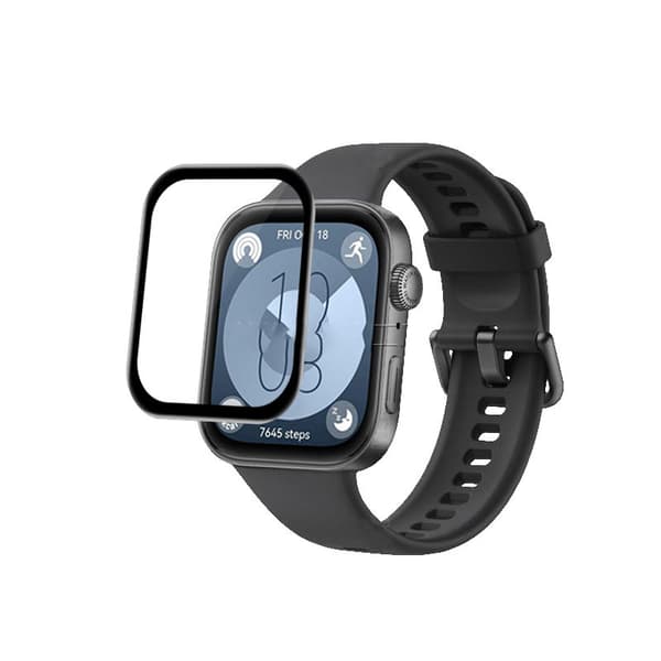 INF 2-Pack Huawei Watch Fit 3 skjermbeskytter, 3D buet myk film