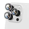 Miniatyrbild 1 av 4: Kamera härdat glas för iPhone 16 Pro Max 9H Hårdhet Anti-Scratch Grå