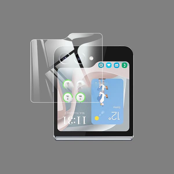 INF 2-pak Skærmbeskyttelse til Samsung Galaxy Galaxy Z Flip5