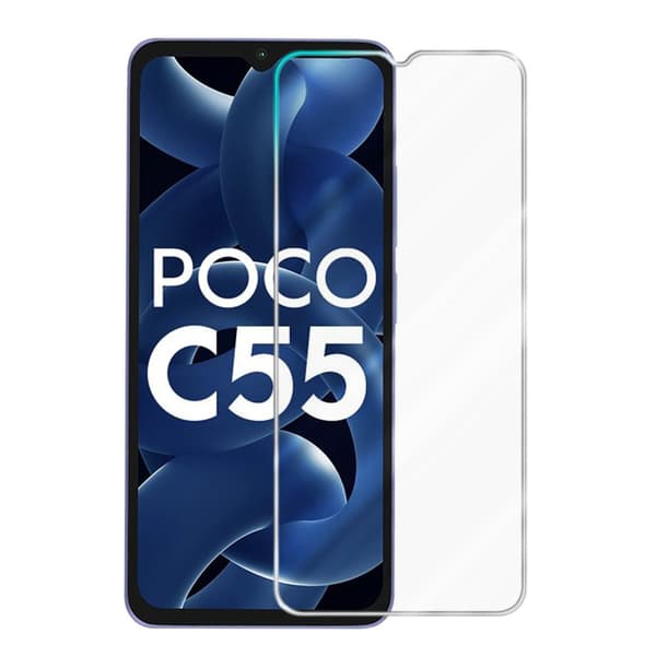 Skyddsfilm för Xiaomi Poco C55 Skärmskydd Skyddsglas Härdat (Tempered)-glas för skydd