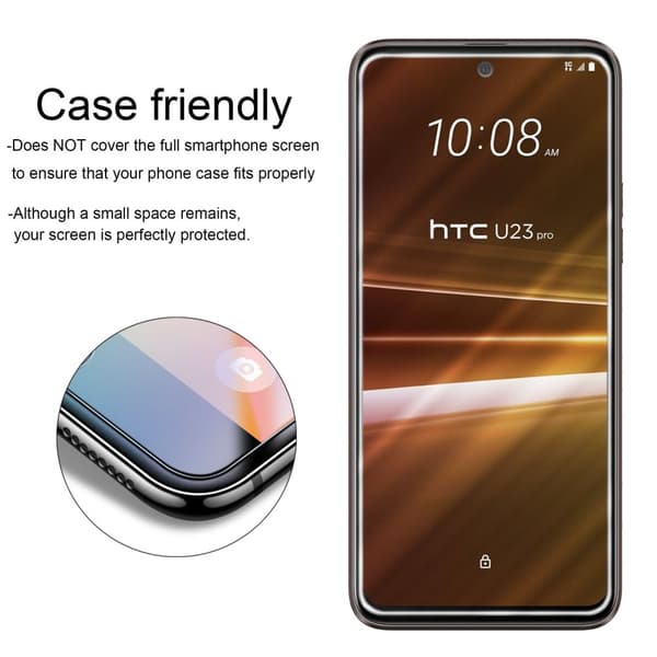 Skjermbeskytter Skärmskyddtil til HTC U23 PRO Herdet Skjermglass