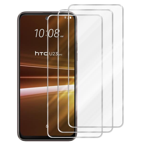 3x Skjermbeskytter Skärmskyddtil til HTC U23 PRO Herdet Skjermglass