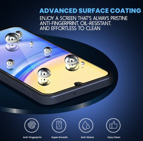 2-Pack Samsung A16 Skärmskydd - Härdat Glas 9H - Super kvalitet 3D
