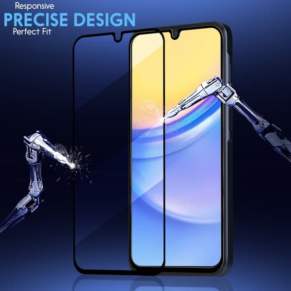 2-Pack Samsung A16 Skärmskydd & 1-Pack linsskydd - Härdat Glas 9H - Super kvalitet 3D