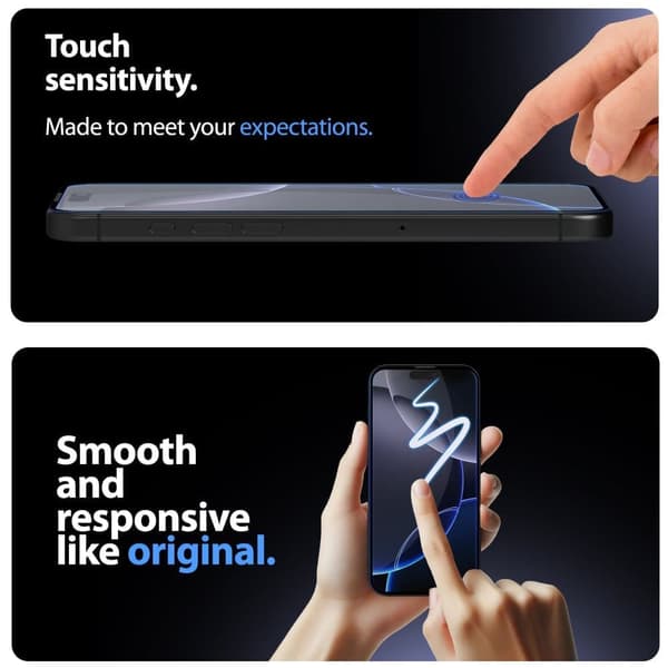 2-Pack iPhone 16 Pro Max Skärmskydd & 2-Pack linsskydd - Härdat Glas | 6,9 tum [Automatisk Installation] - Bubbelfritt