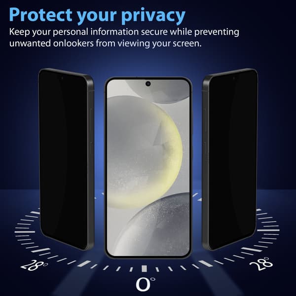 1-Pack Samsung S24 Plus privacy Skärmskydd - Härdat Glas 9H - Super kvalitet 3D
