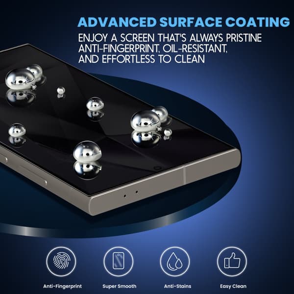 1-Pack Samsung S24 Ultra privacy Skärmskydd - Härdat Glas 9H - Super kvalitet 3D