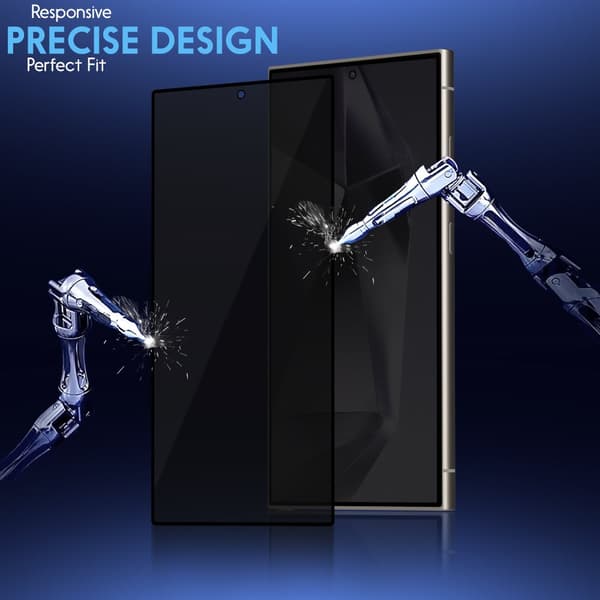 1-Pack Samsung S24 Ultra privacy Skärmskydd - Härdat Glas 9H - Super kvalitet 3D