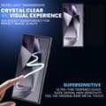 Miniatyrbild 6 av 7: 2-Pack Samsung S24 Ultra privacy Skärmskydd - Härdat Glas 9H - Super kvalitet 3D