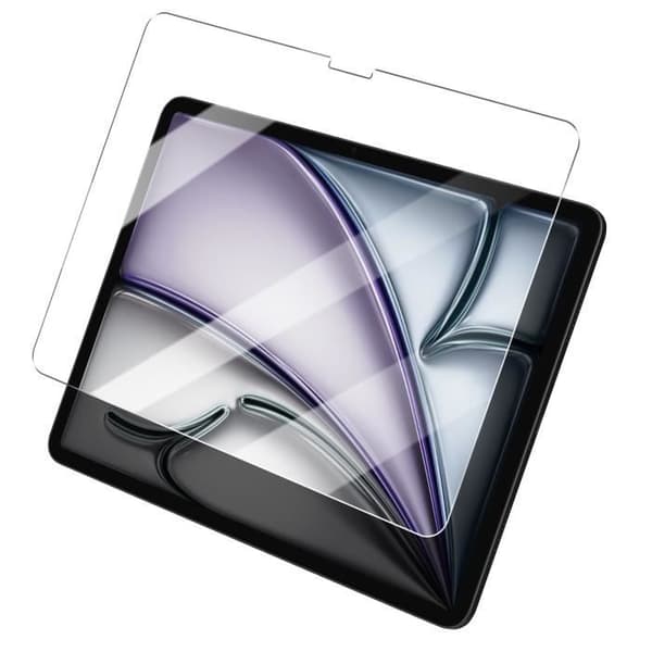 Skyddsfilm - 4SMARTS - iPad Air 13 2024 - 9H härdat glas - Stötsäker - Anti-fingeravtryck