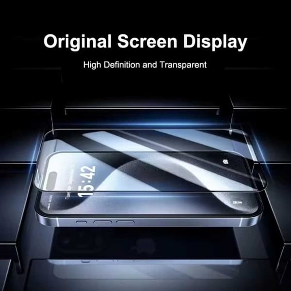 Easy Install iPhone 12 Pro Max Skärmskydd HD Härdat Glas