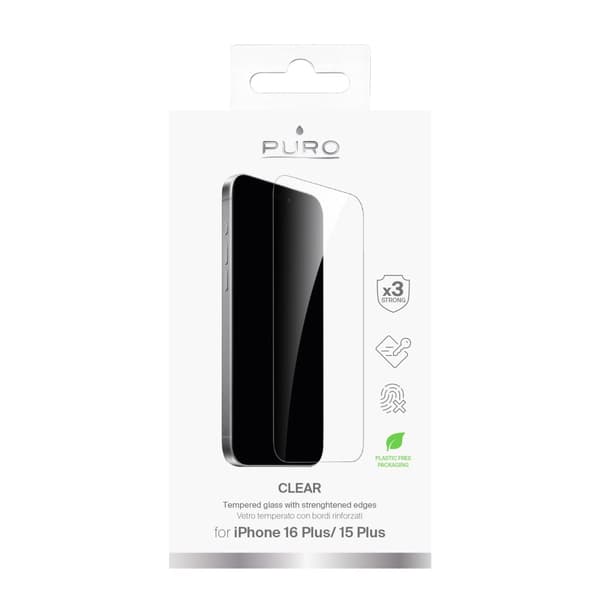 iPhone 15 Plus/16 Plus Standard Tempered Glass