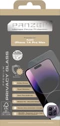 Miniatyrbilde 1 av 2: iPhone 14 Pro Max Full-Fit Privacy Glass 2-way