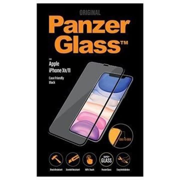 Skärmskydd - PanzerGlass - iPhone 11 - Härdat glas - Helt skydd - Represistent