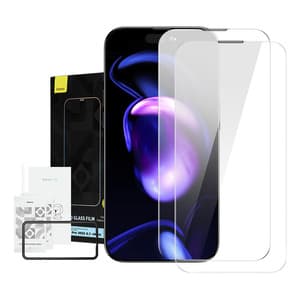 Baseus krystallherdet glass Støvtett 0,3 mm for iPhone 14 Pro Max (2 stk)