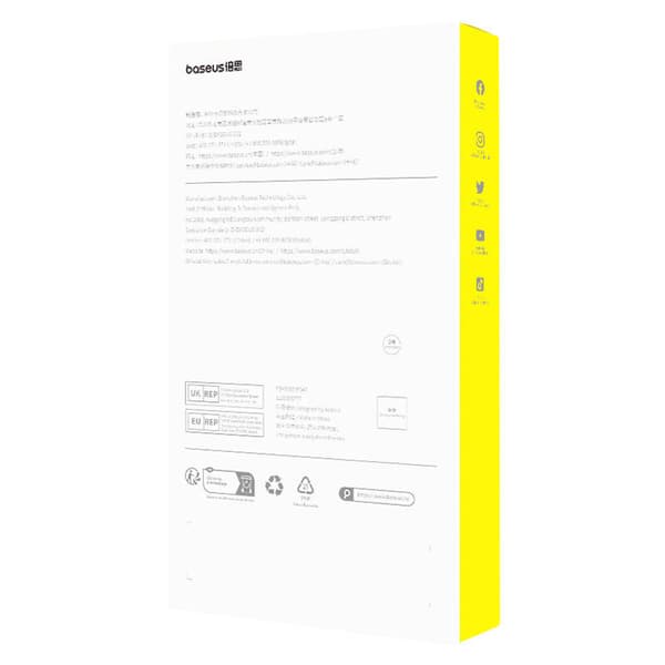 Kotelo Baseus synteettinen kuitu iPhone 15 Pro + karkaistu lasi
