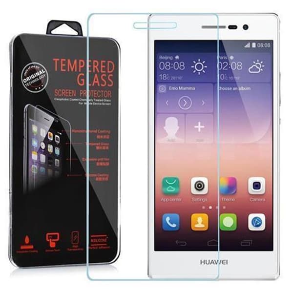 Huawei ASCEND P7 Suojakalvo Karkaistu lasi / Suojalasi näytönsuoja 9H kovuudella ja 3D-kosketusyhteensopivuudella