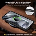 Miniatyrbild 3 av 6: Härdat glas för Samsung Galaxy S24 Plus - ESR Air Shield Boost Kickstand - Svart