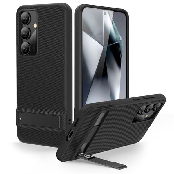 Härdat glas för Samsung Galaxy S24 Plus - ESR Air Shield Boost Kickstand - Svart