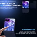 Miniatyrbild 5 av 6: 2-Pack Motorola Razr 50 Ultra Skärmskydd - Härdat Glas 9H - Super kvalitet 3D