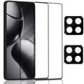 Miniatyrbild 1 av 7: 2-Pack Xiaomi Redmi 14T Skärmskydd & 2-Pack linsskydd - Härdat Glas 9H - Super kvalitet 3D