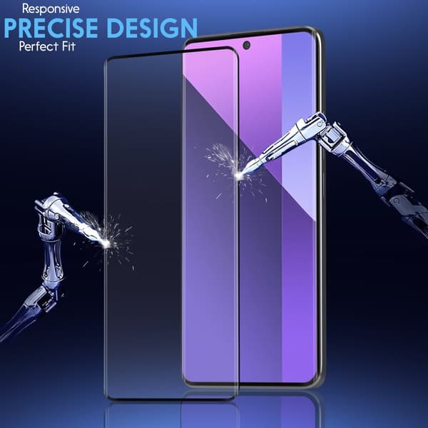 2-Pack Xiaomi Redmi Note 14 Pro Skärmskydd & 2-Pack linsskydd - Härdat Glas 9H - Super kvalitet 3D