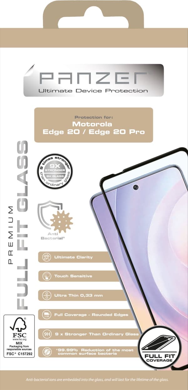 Motorola Edge 20 Full-Fit Glass Black