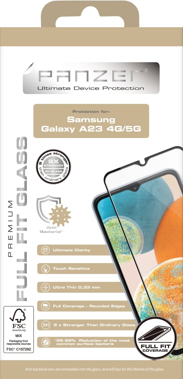 Samsung Galaxy A23 4G/5G Full Fit Glass Black