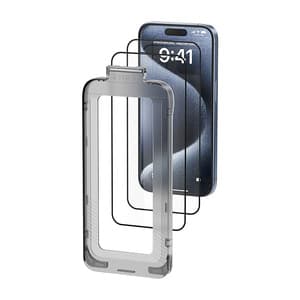 Vention KUKTCA-10 karkaistu lasi iPhone 15 + applikaattorille