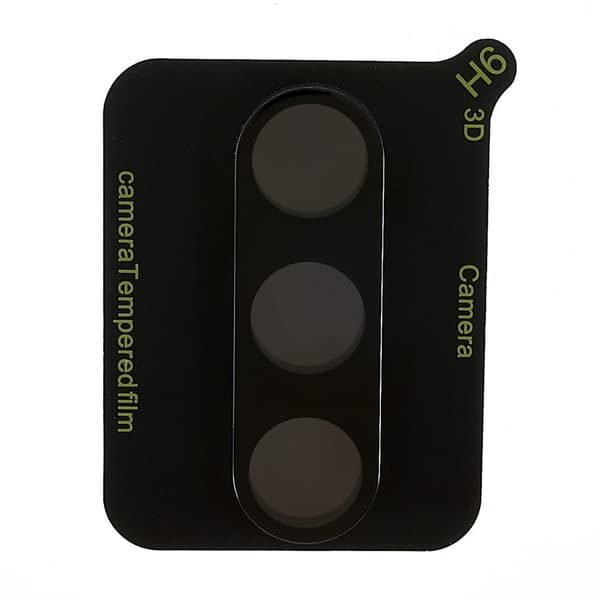 SKALO Samsung Galaxy S24 FE 3D Linsskydd/Kameraskydd Härdat Glas - Svart