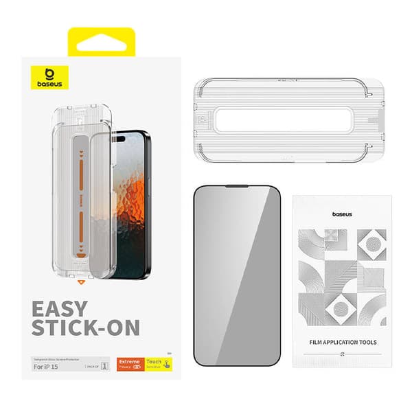 Yksityisyyden suoja karkaistu lasipohja, Sapphire iPhone 15