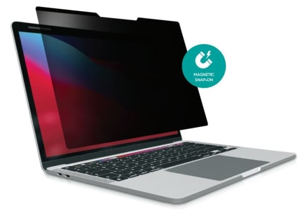 eSTUFF GLBM15351204, 39,6 cm (15.6"), 16:9, Bärbar dator, Privatfilter för ramlösa datorskärmar, Glansig/Matt, Bländningsskydd Svart