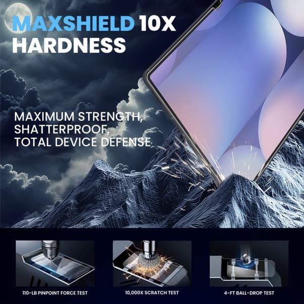 3-Pack Samsung Tab S10 Ultra Skärmskydd - Härdat Glas 9H - Super kvalitet 3D