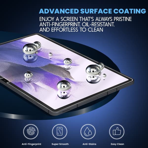 1-Pack Samsung Tab S7 FE Skärmskydd - Härdat Glas 9H - Super kvalitet 3D