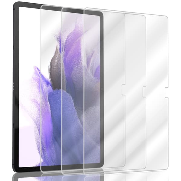 3-Pack Samsung Tab S7 FE Skärmskydd - Härdat Glas 9H - Super kvalitet 3D