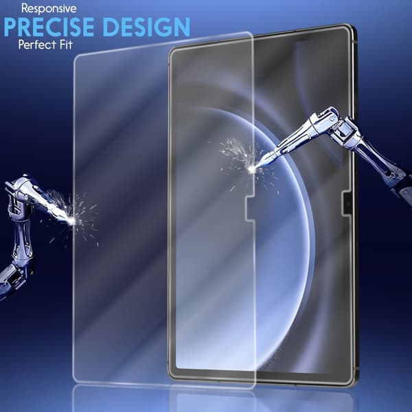 2-Pack Samsung Tab S9 FE Plus Skärmskydd - Härdat Glas 9H - Super kvalitet 3D