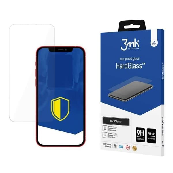 Härdat glas - 3MK - HardGlass - iPhone 13/13 Pro - 9H - Transparent - 0.3 mm