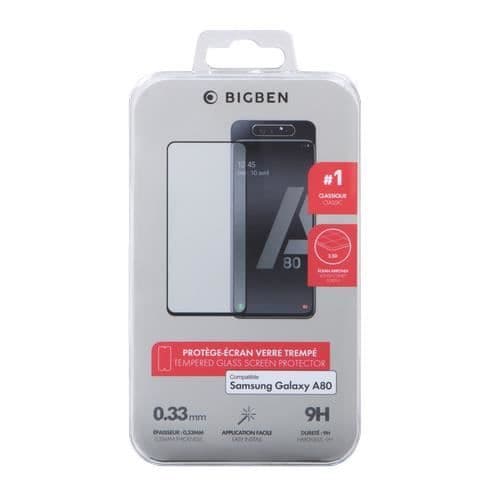 2.5D skärmskydd i härdat glas för Samsung Galaxy A80 A805