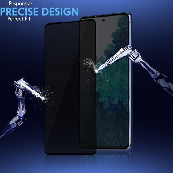 2-Pack Samsung S20 FE Privacy Skärmskydd - Härdat Glas 9H - Super kvalitet 3D