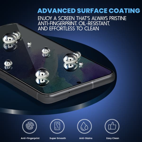 2-Pack Samsung S21 FE Privacy Skärmskydd - Härdat Glas 9H - Super kvalitet 3D