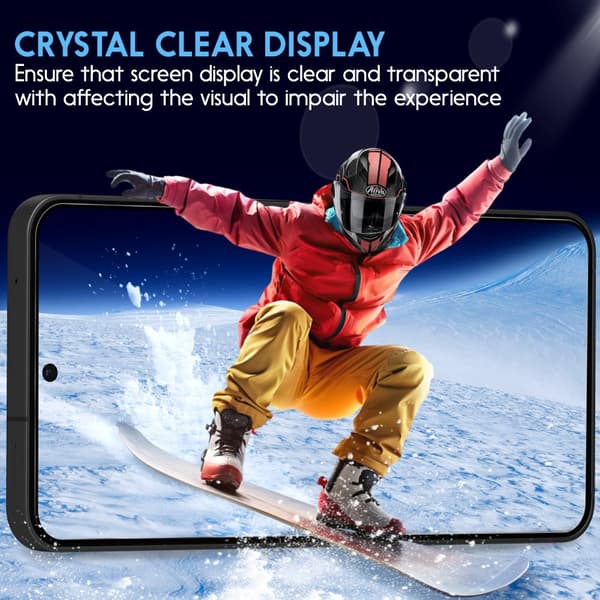 1-Pack Samsung S23 FE Privacy Skärmskydd - Härdat Glas 9H - Super kvalitet 3D