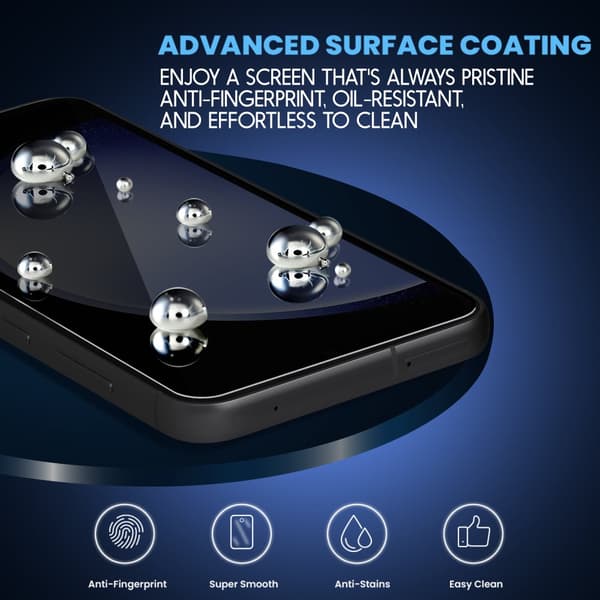 1-Pack Samsung S23 FE Privacy Skärmskydd - Härdat Glas 9H - Super kvalitet 3D