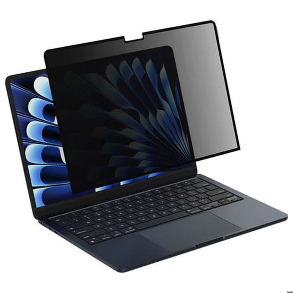 Belkin ScreenForce TruePrivacy skärmskydd för MacBook Air 15" M2 (Anti-reflex, sido- och dubbelriktat filter, 2H Rating,
