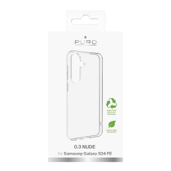 Samsung Galaxy S24 FE 0.3 NUDE cover, transparent
