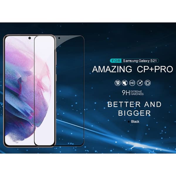 Härdat glas till Samsung Galaxy S21 - Nillkin CP+PRO - Svart