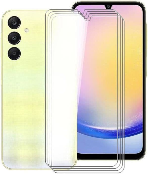 x4 härdat glasögon till Samsung Galaxy A55 5G - Skärmskydd av härdat glasfilm