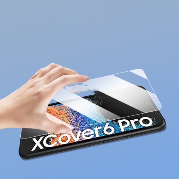 INF Samsung Xcover3 skjermbeskytter i herdet glass (2-pakning) med buede kanter