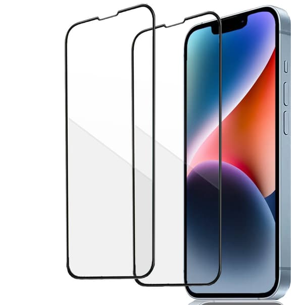 iPhone 13 Pro Max Skärmskydd 2-Pack - Heltäckande Härdat Glas för Ultimat Stöttålighet och Skydd