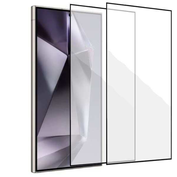 Samsung S24 ULTRA Skärmskydd 2-Pack - Heltäckande Härdat Glas för Maximal Stöttålighet och Skydd