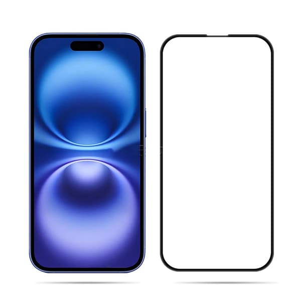 INF 2-pakning skjermbeskytter til iPhone 16 Pro - herdet glass med full dekning